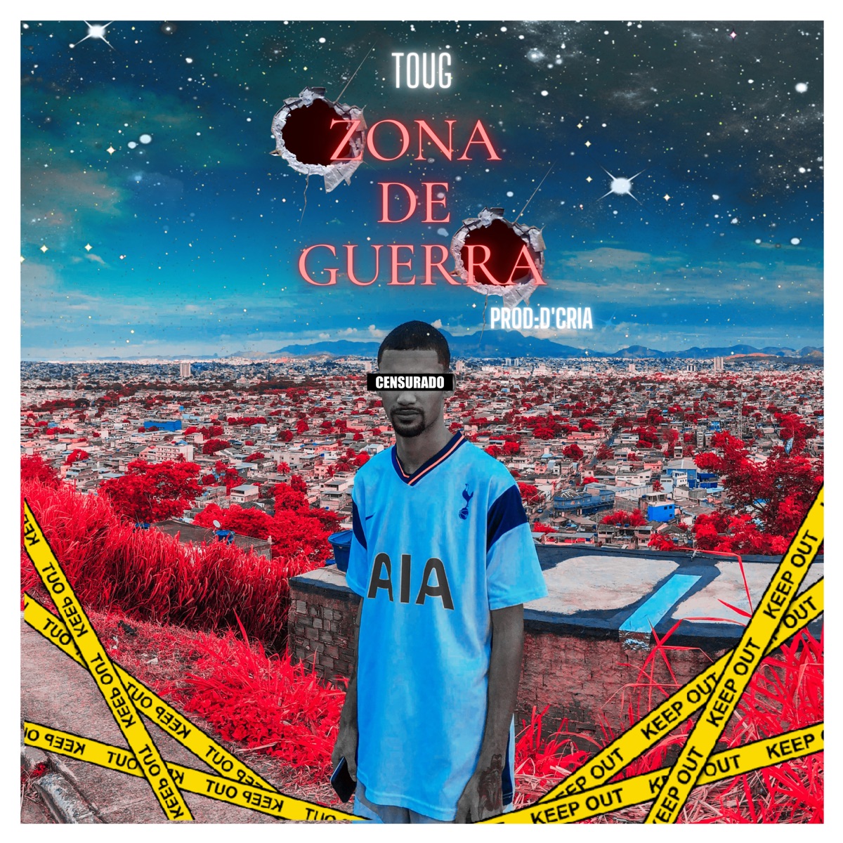 Zona de Guerra - Single by Toug Mc album cover
