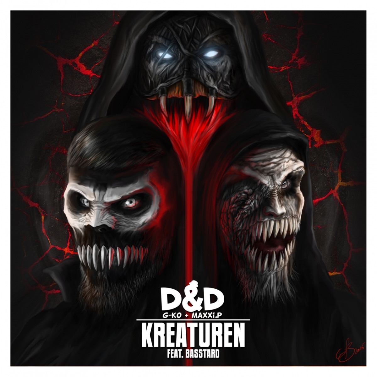 Kreaturen (D&D aka G-Ko & MaXXi.P) [feat. Basstard] - Single by D&D album cover