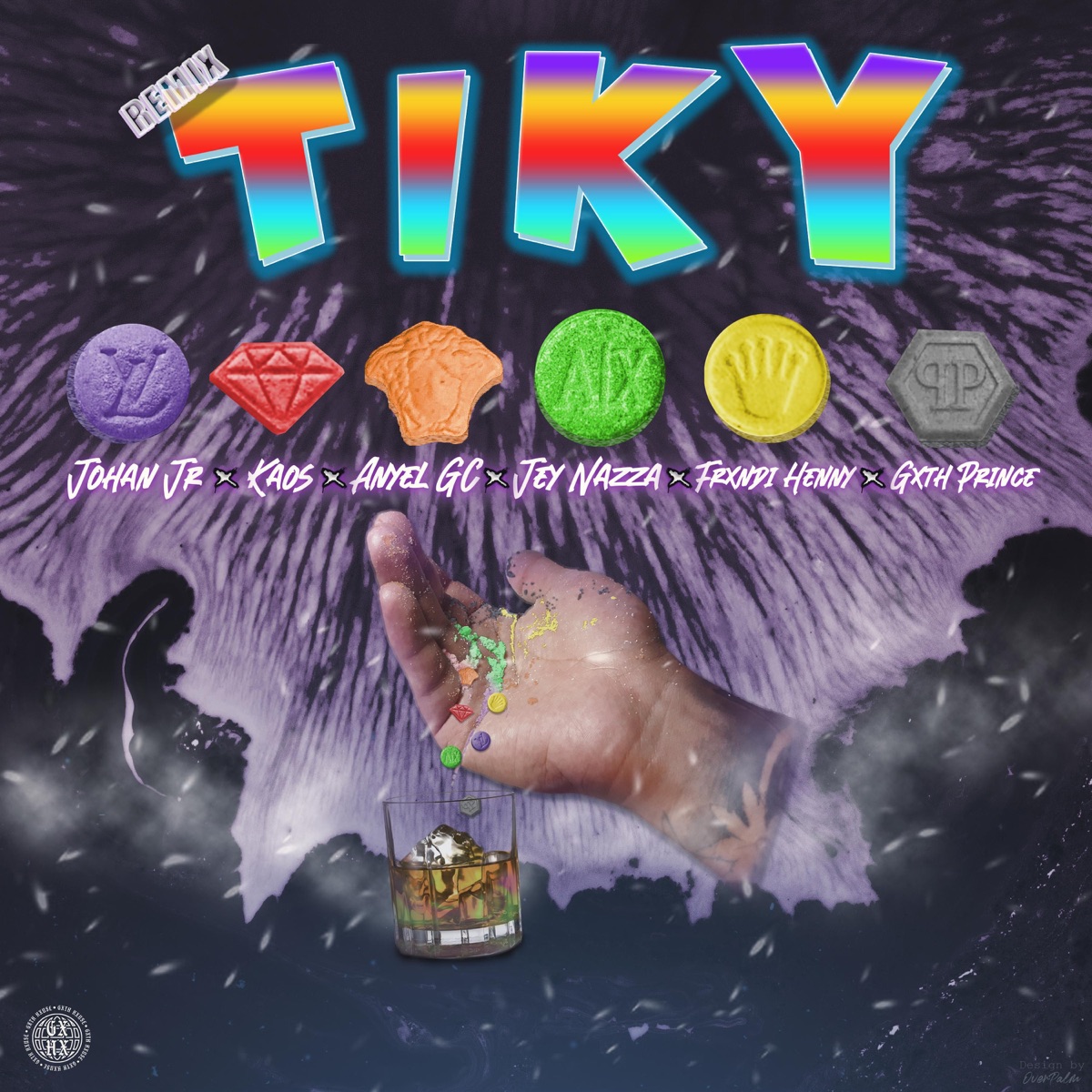 Tiky (feat. Anyelc GC, Kaos, Frxndi, Gxth Prince & Johan Jr) [Remix] - Single by Jey Nazza album cover