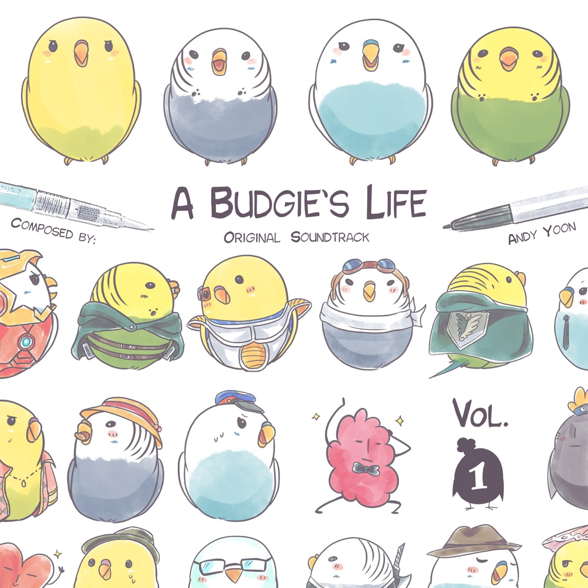 A Budgie's Life Original Soundtrack, Vol. 1 by Andy Yoon album cover