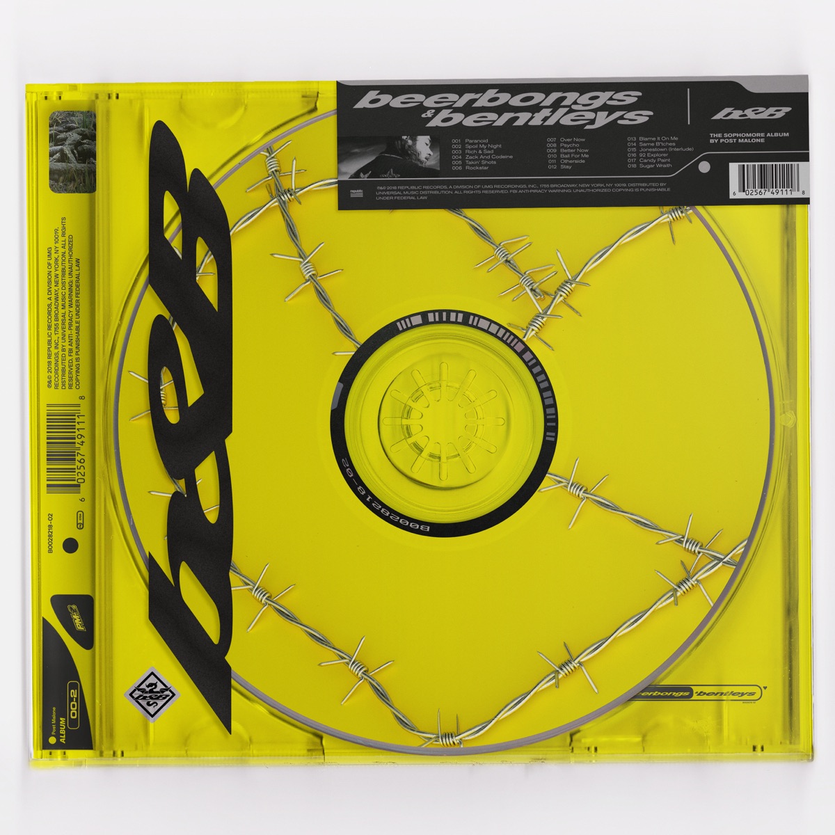 beerbongs & bentleys by Post Malone album cover