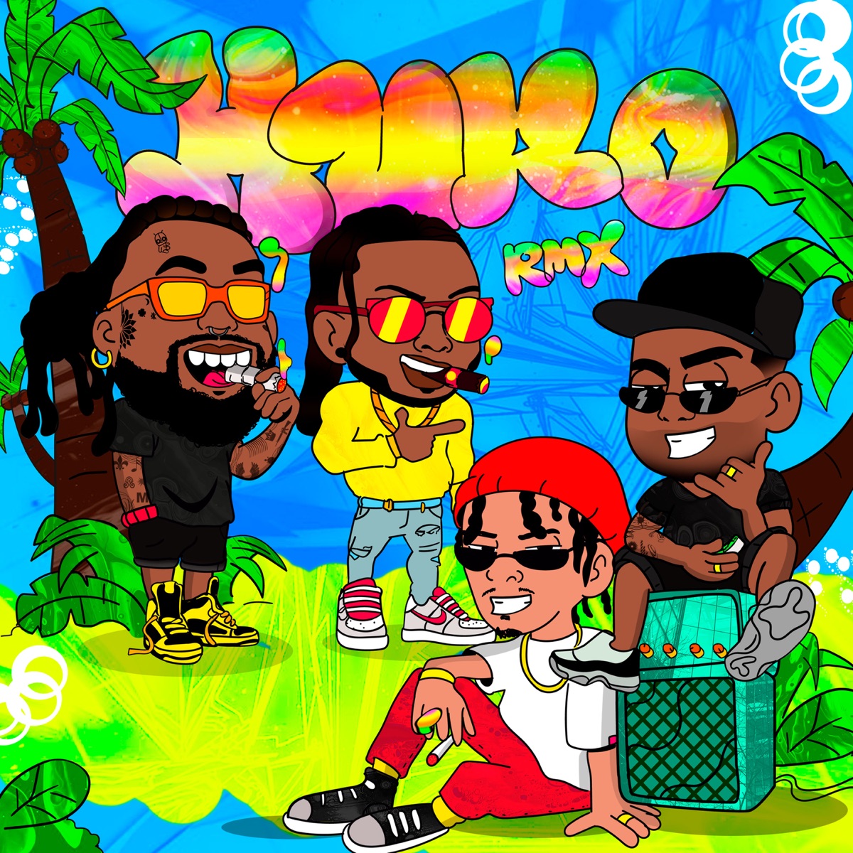 HUMO (Remix) [feat. Orlando Moreno Feo, Jhon el Legendario & MC Maloon] - Single by EL M16 album cover