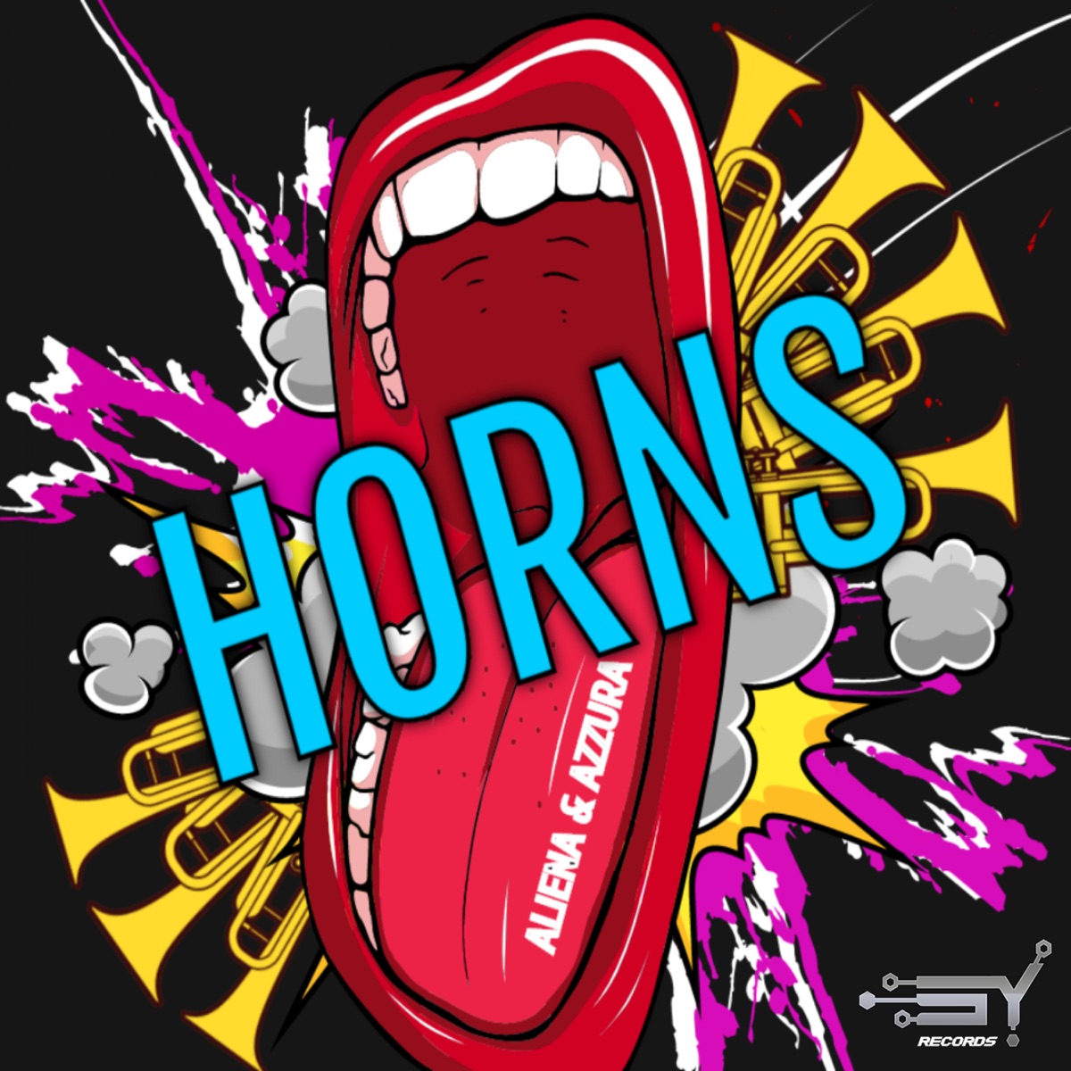 Horns - Single by Aliena & Azzura album cover