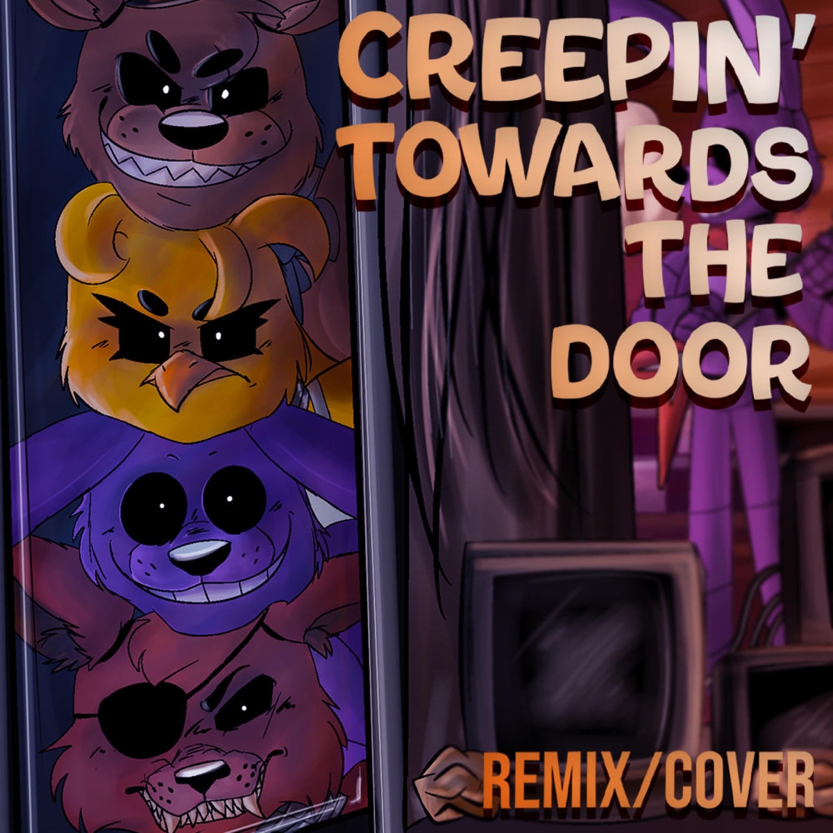 Creepin' Towards the Door - Single by Apangrypiggy album cover