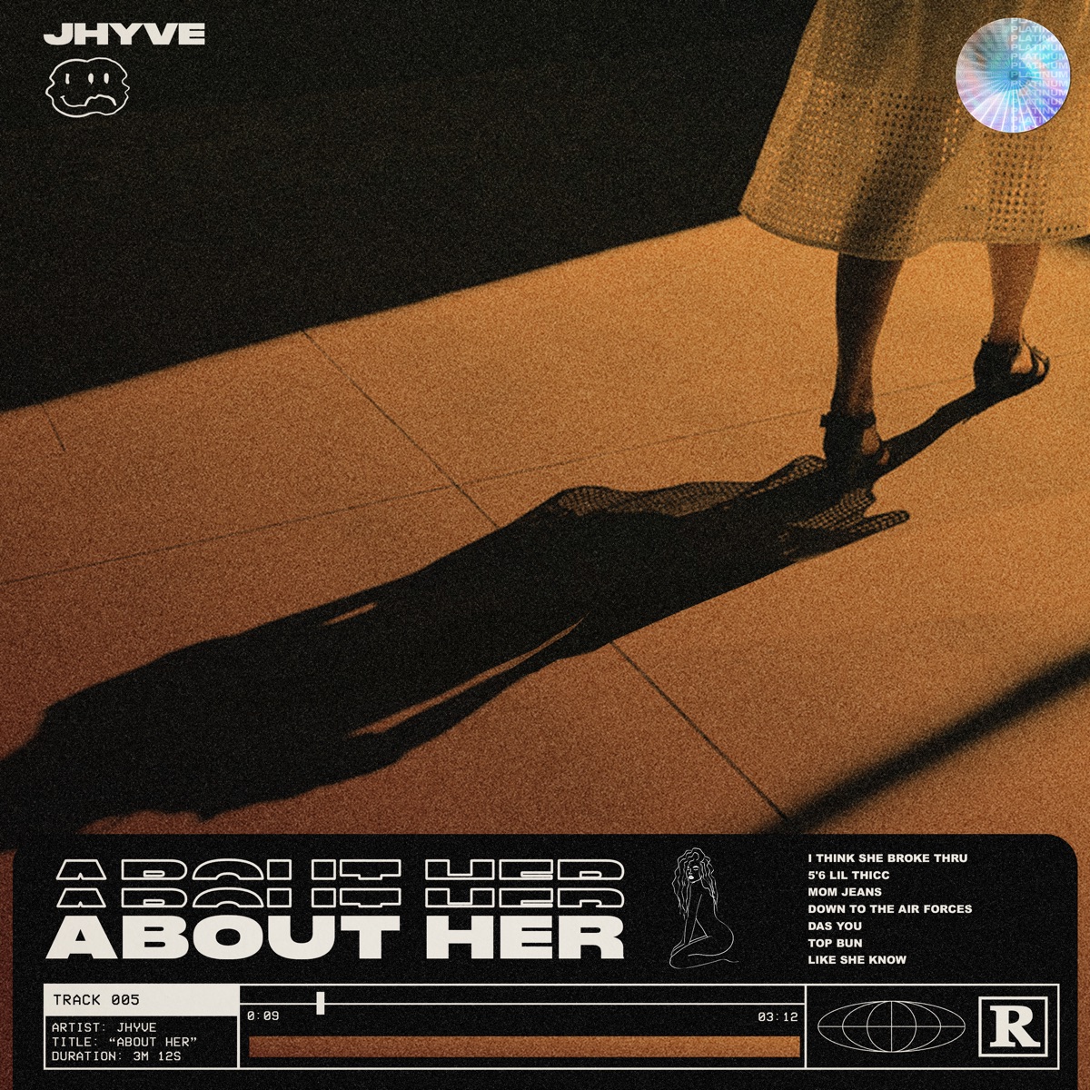 About Her - Single by Jhyve album cover