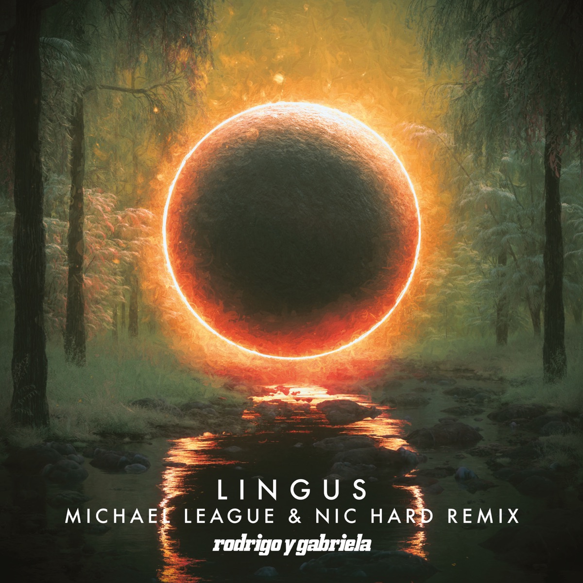Lingus (Michael League & Nic Hard Remix) [feat. Michael League] - Single by Rodrigo y Gabriela album cover