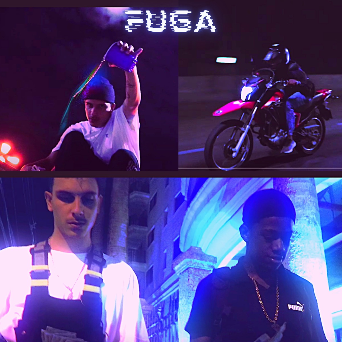 FUGA - Single by Zigurart Rec., Barcellos, Fast UKK7 & Shark47 album cover