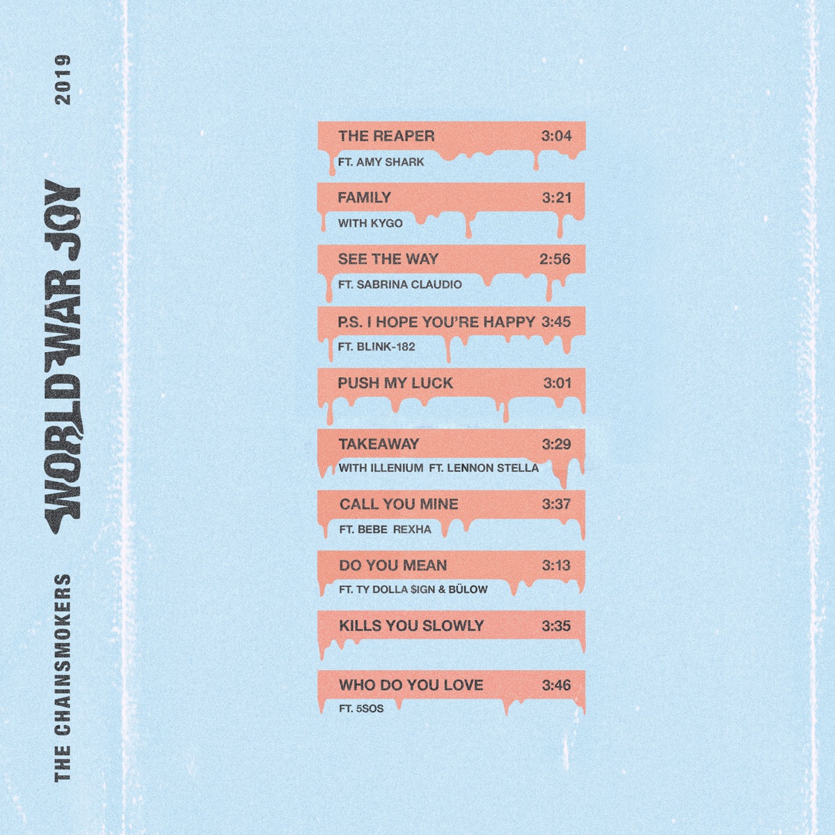 World War Joy by The Chainsmokers album cover