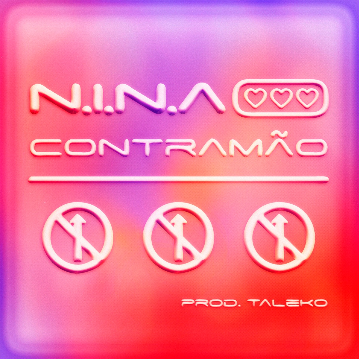 Contramão - Single by N.I.N.A & Taleko album cover