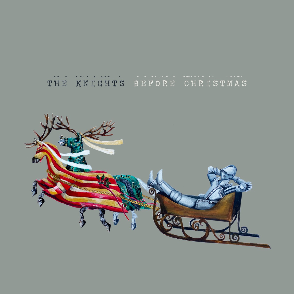 The Knights Before Christmas by The Knights, Eric Jacobsen & Christina Courtin album cover