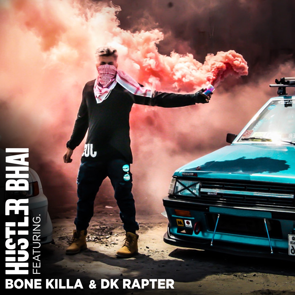 Race (feat. Bone Killa & Dk Rapter) - Single by Hustler Bhai album cover