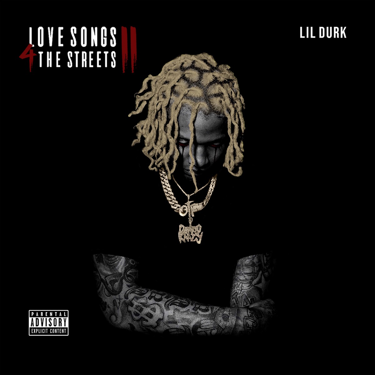 Love Songs 4 the Streets 2 by Lil Durk album cover artwork