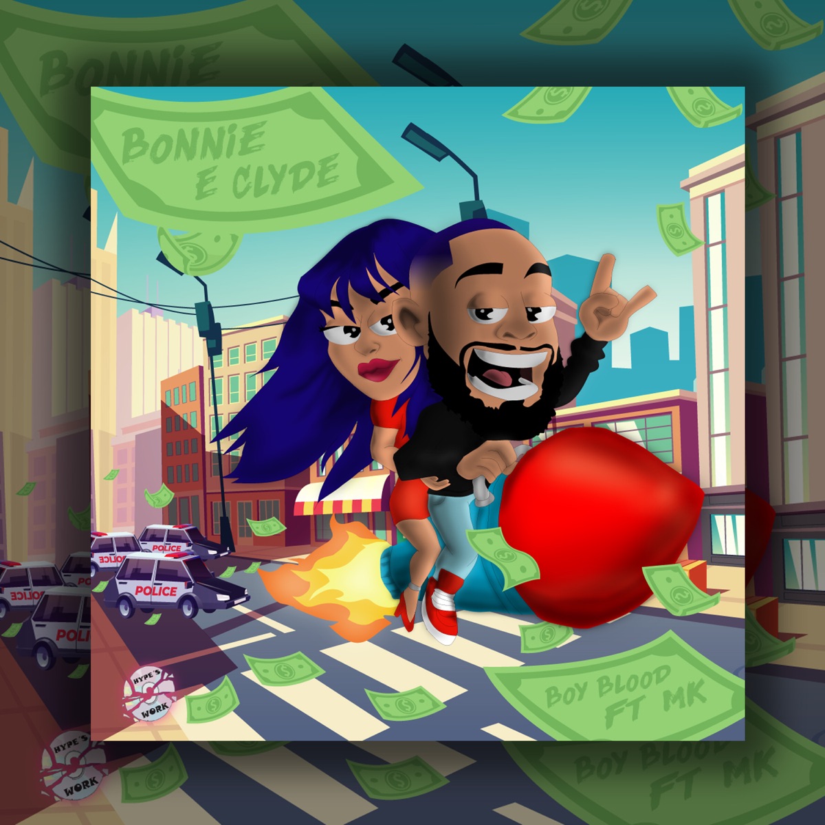 Bonnie e Clyde (feat. MK) - Single by Boy Blood album cover