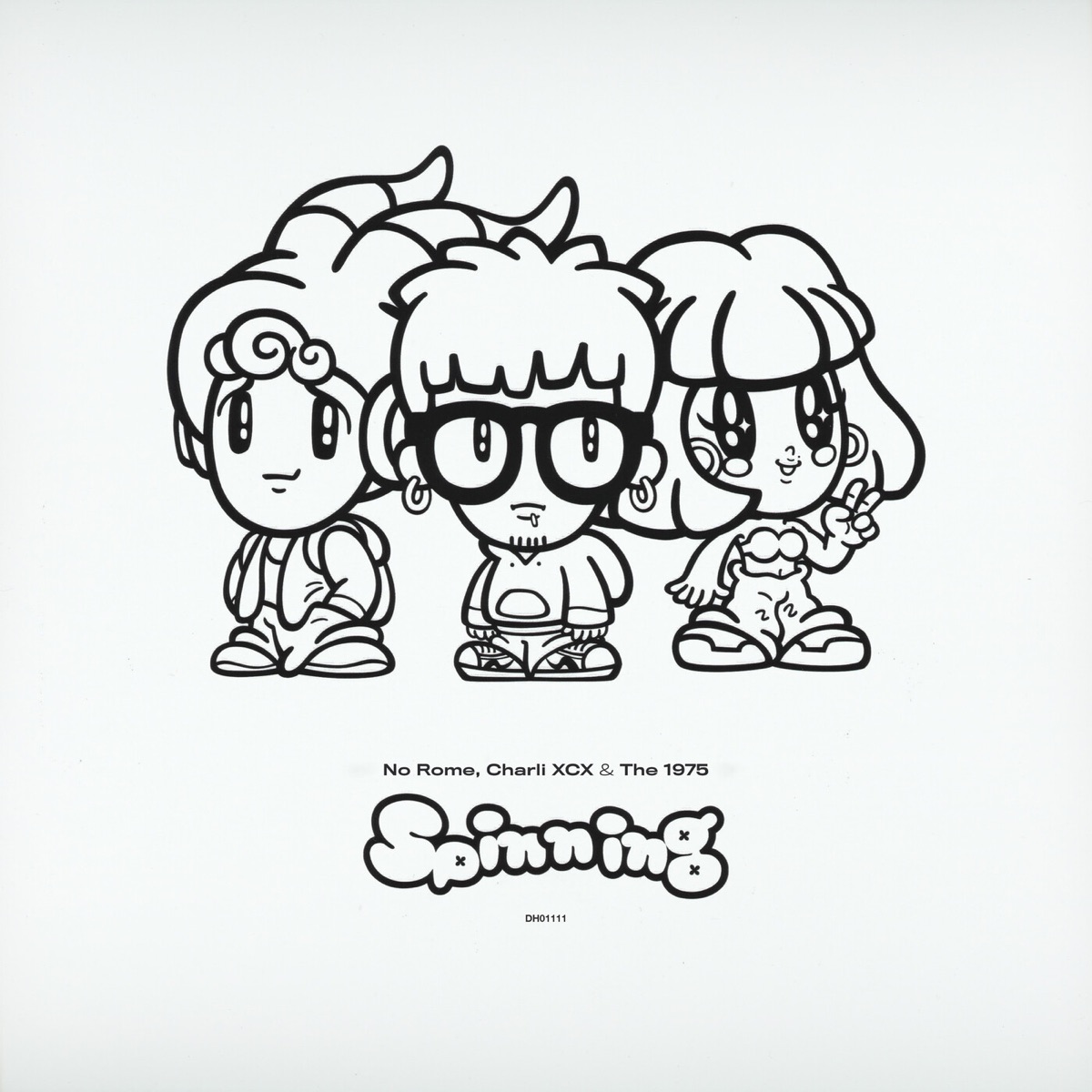 Spinning - Single by No Rome, Charli xcx & The 1975 album cover