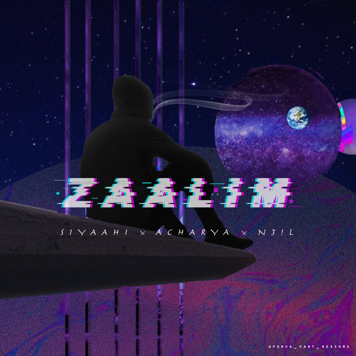 Zaalim (feat. N3!L) - Single by Siyaahi & ACHARYA album cover