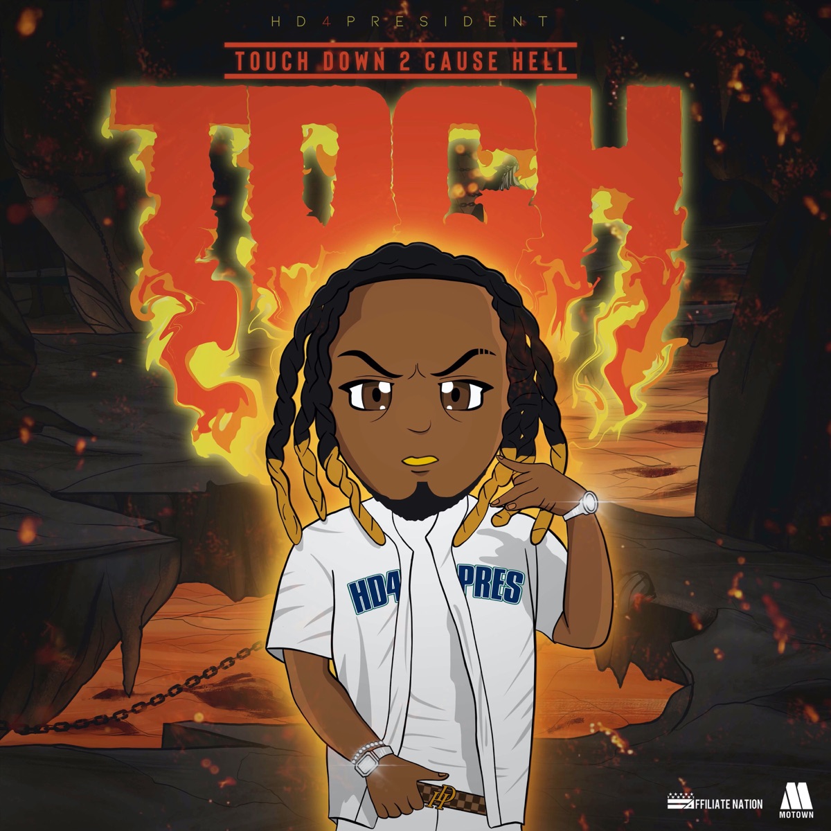 Touch Down 2 Cause Hell  (Bow Bow Bow) - Single by Hd4president album cover