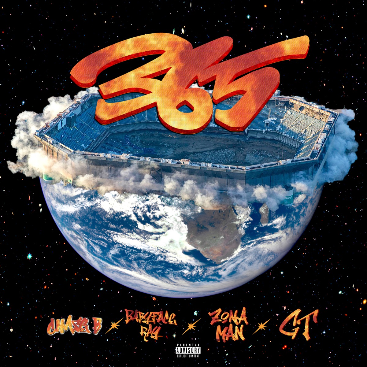 365 (feat. Babyface Ray, Zona Man & GT) - Single by CHASE B album cover
