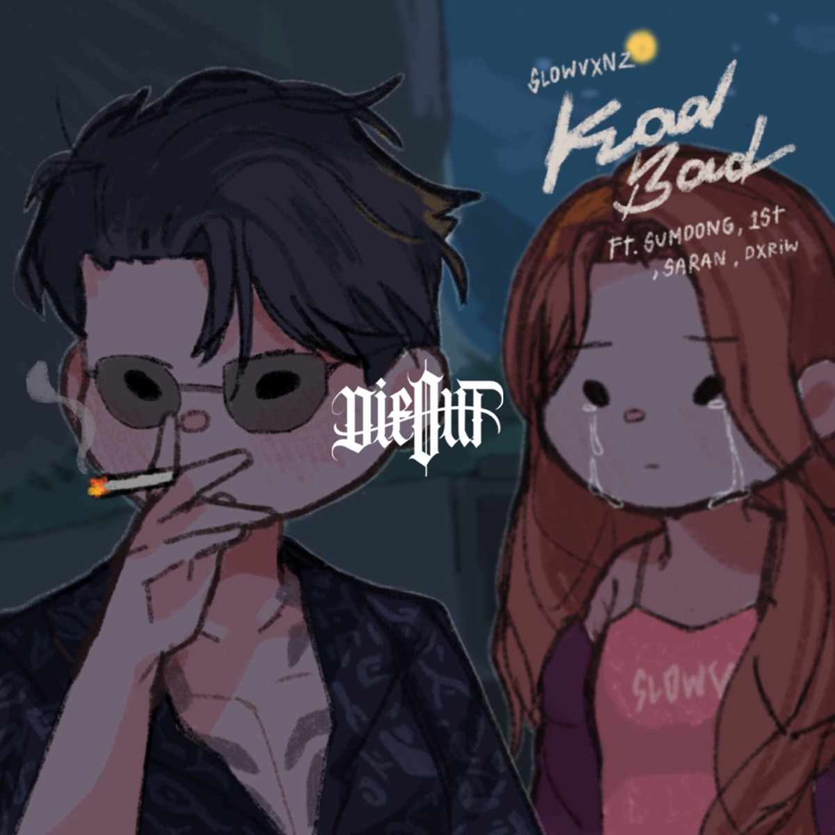 KOD BAD (feat. SUMDONG, 1ST, SARAN & DXR!W) [Single, Mood Version] - Single by SLOWVXNZ album cover