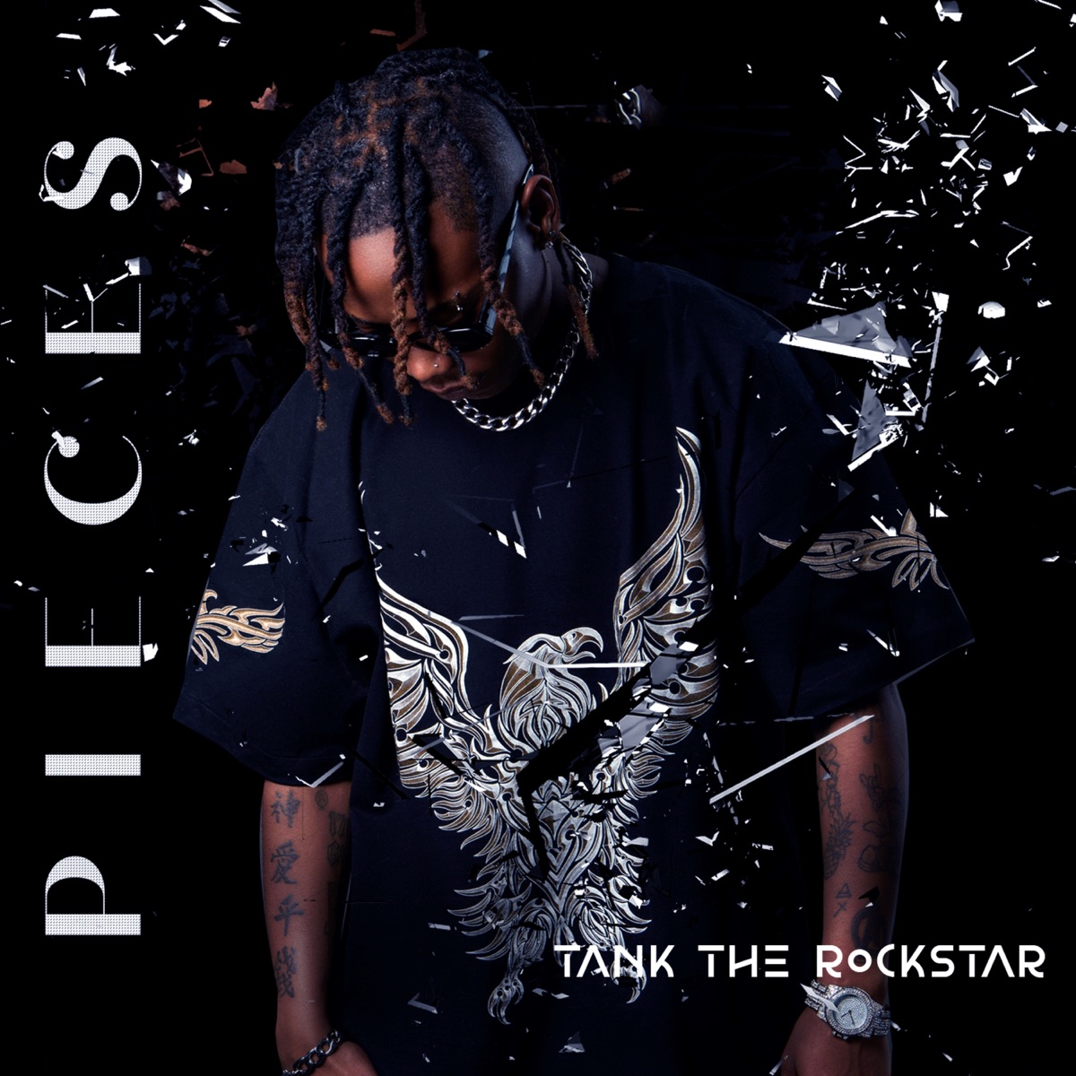 Pieces - Single by Tank The Rockstar album cover