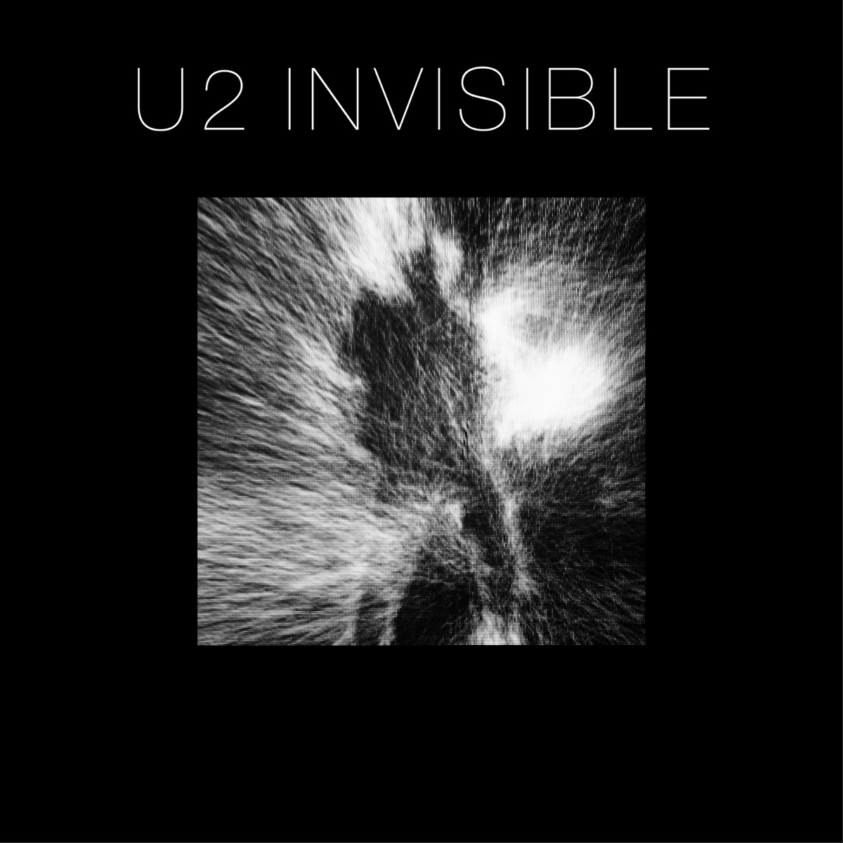 Invisible (RED) Edit Version - Single by U2 album cover