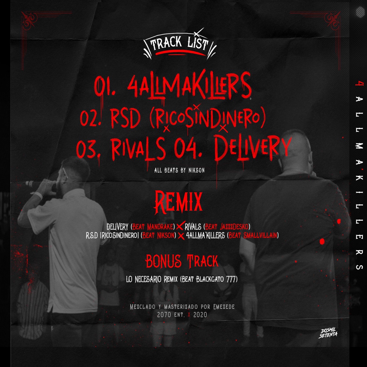 4allmakillers Rmx (Remix) - EP by Dirty Sage & Emezede album cover