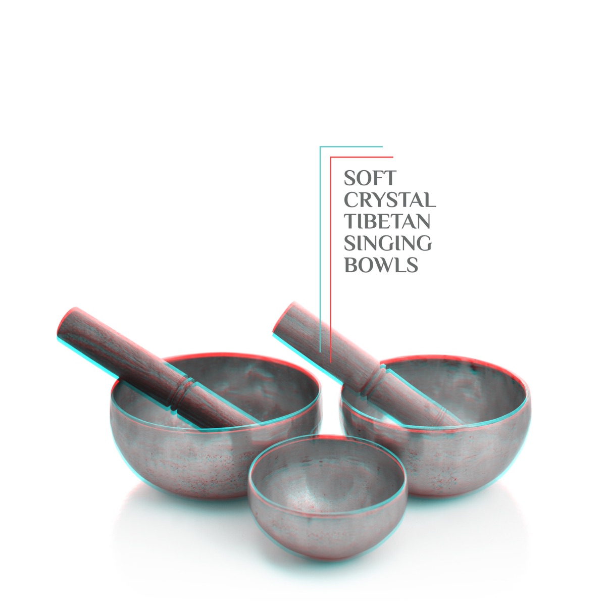 Soft Crystal Tibetan Singing Bowls: Meditation & Pure Tone (No Music) by Harmony Green, Maryada Ram & Jayson Freedom album cover