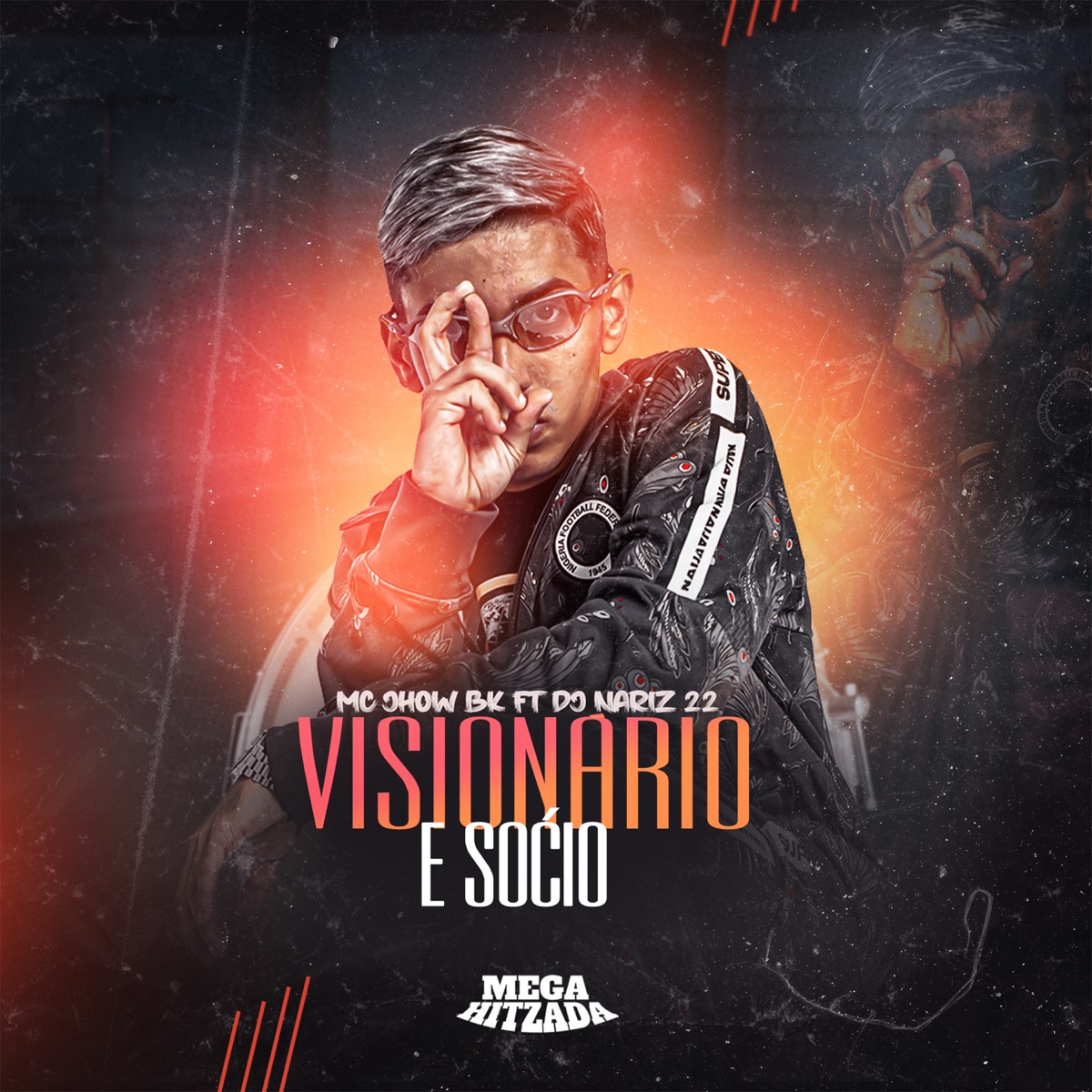 Visionário e Sócio (feat. Dj Nariz 22) - Single by Mc Jhow Bk album cover