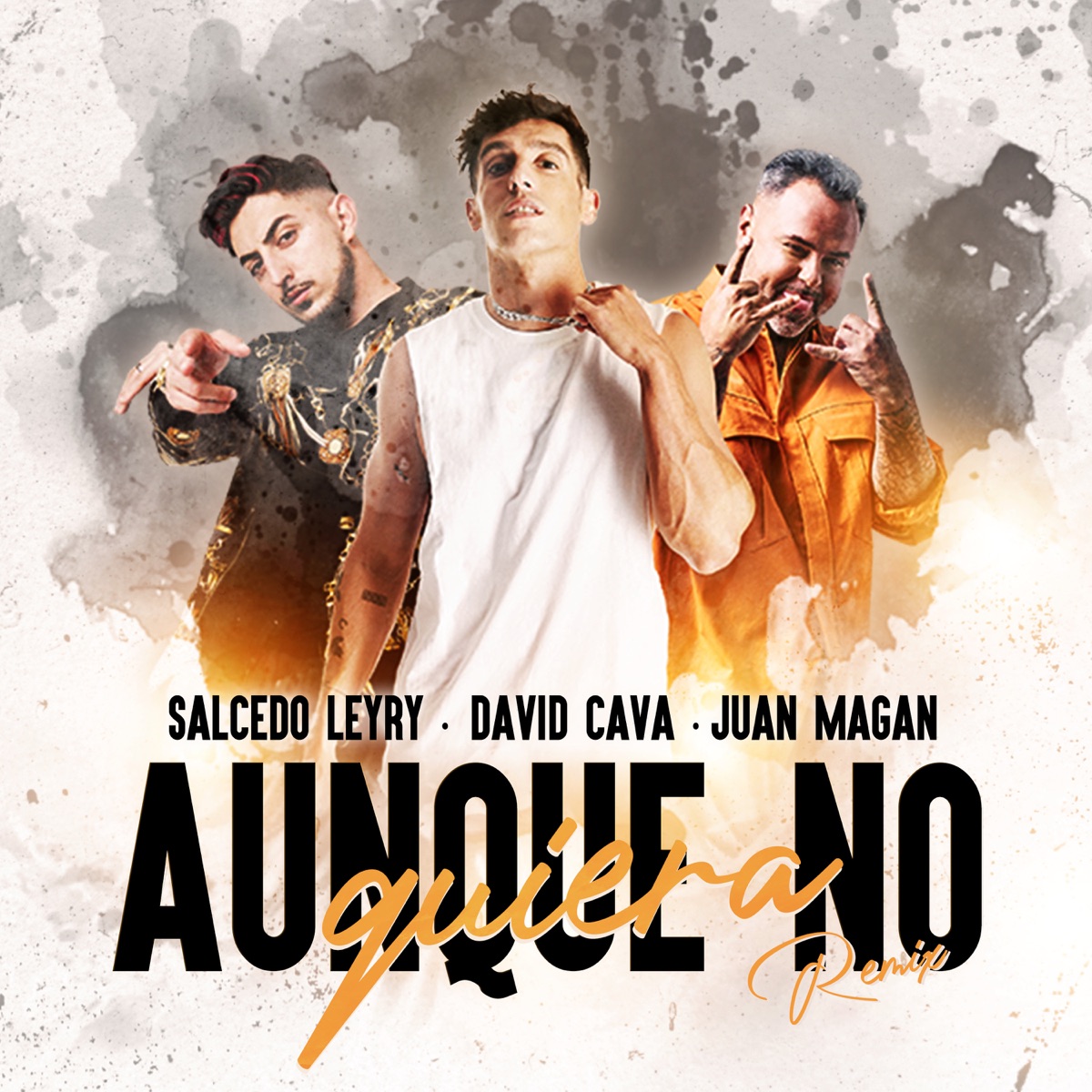 Aunque No Quiera (Remix) - Single by David Cava, Juan Magán & Salcedo Leyry album cover