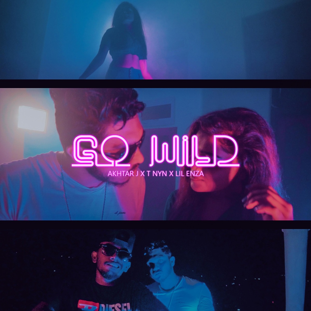 Go Wild (feat. T Nyn & Lil Enza) - Single by Akhtar J album cover
