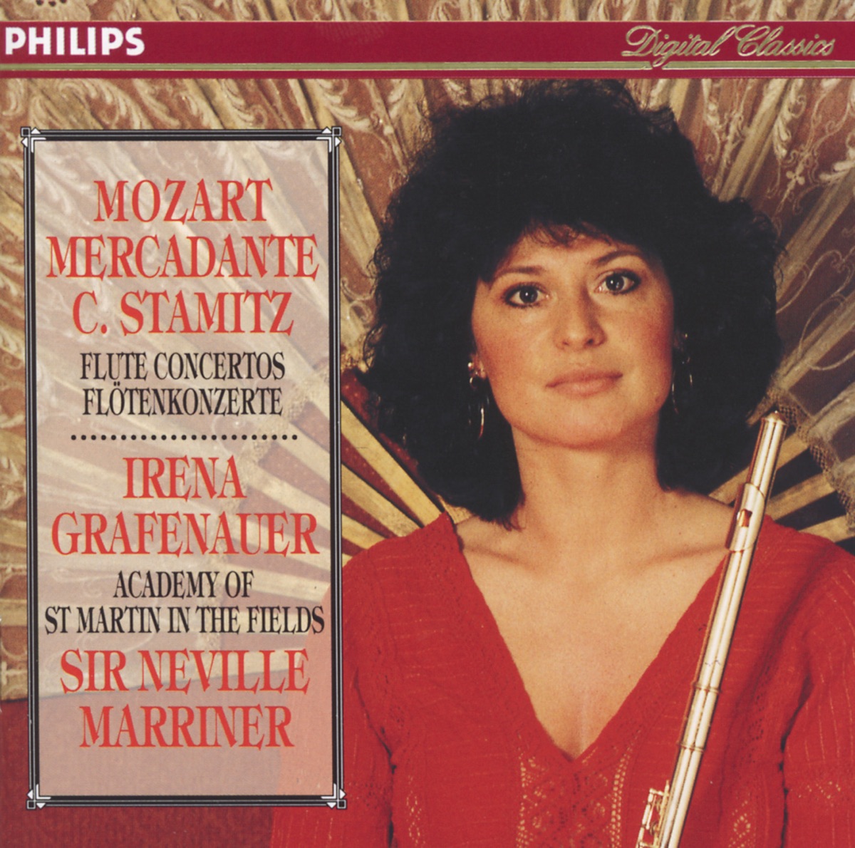 Flute Concertos by Irena Grafenauer, Academy of St Martin in the Fields & Neville Marriner album cover