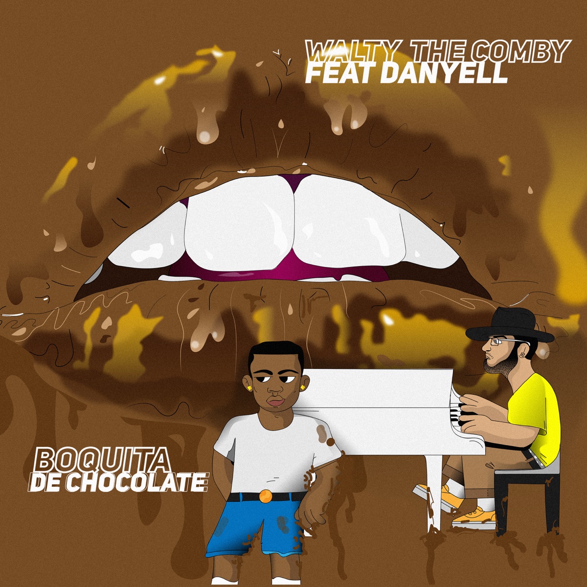 Boquita de Chocolate (feat. Danyell) - Single by Walty The Comby album cover