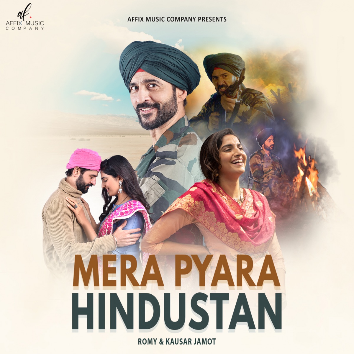 Mera Pyara Hindustan - Single by Romy & Kausar Jamot album cover