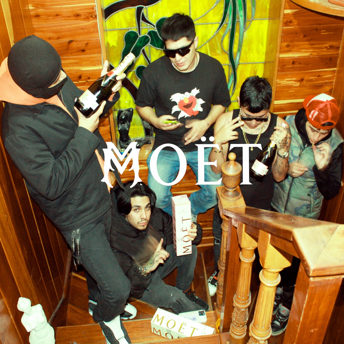 Moet (feat. 3N3V3 & Jaysa) - Single by C.K. La Ghettostar, LUIEL & GIOH album cover