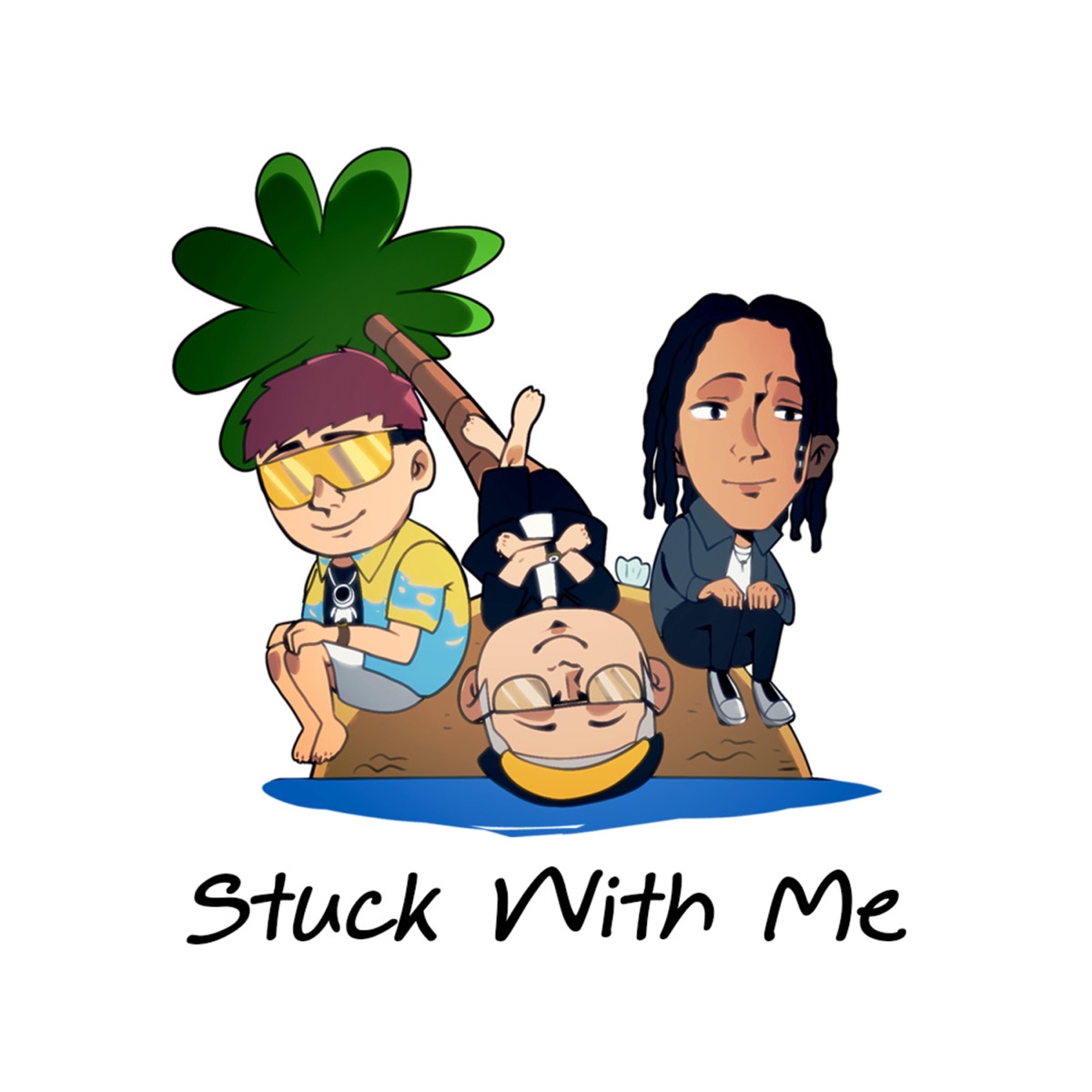 Stuck With Me (feat. OZEEOOS & Pondering) - Single by WRP album cover
