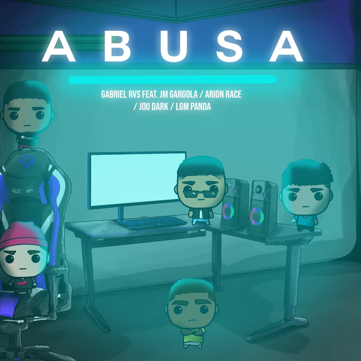 Abusa (feat. JM Gárgola & Arion Race & Jou Dark & LGM Panda) - Single by Gabriel Rvs album cover