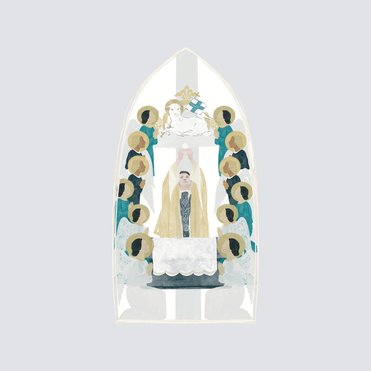 Mass of Peace (Schola) by Catholic Music Initiative, Dave Moore & Lauren Moore album cover