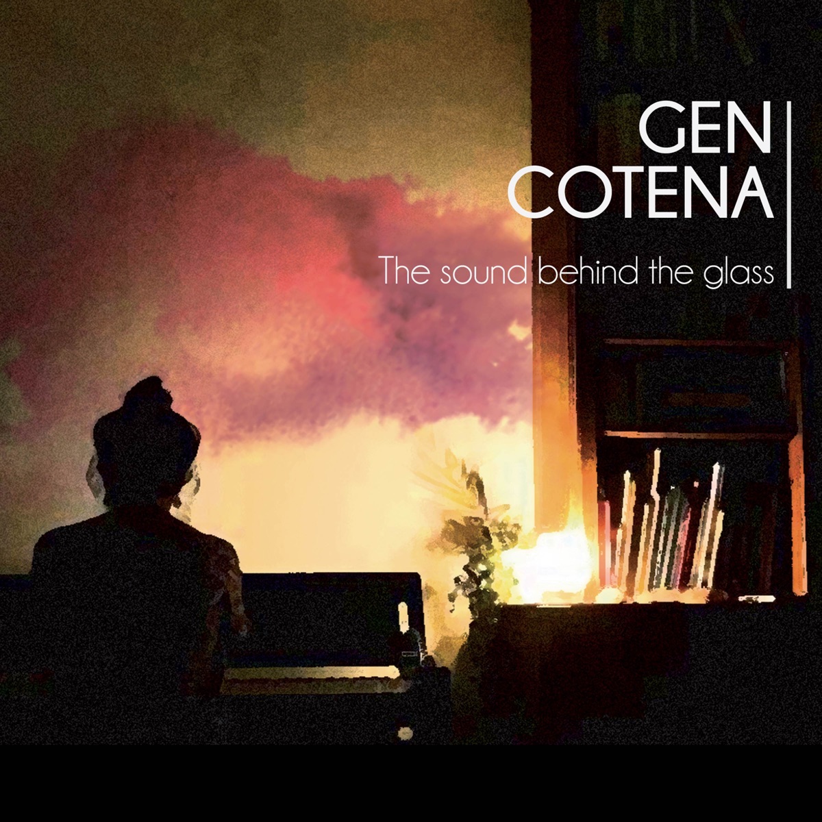 The Sound Behind the Glass (feat. Fabrizio Fedele) by Gen Cotena album cover