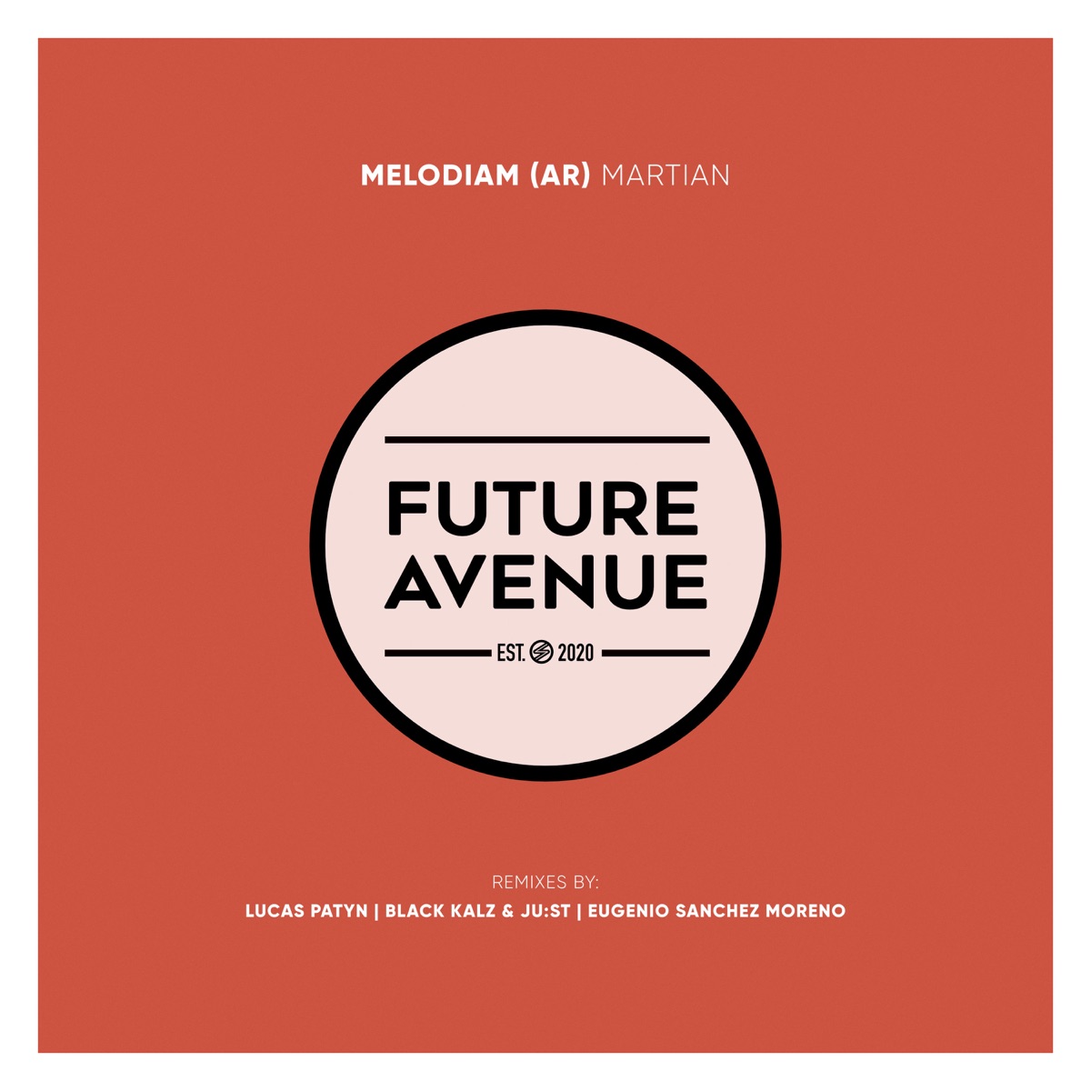 Martian (Black Kalz & JU:ST Remix) - Single by Melodiam album cover