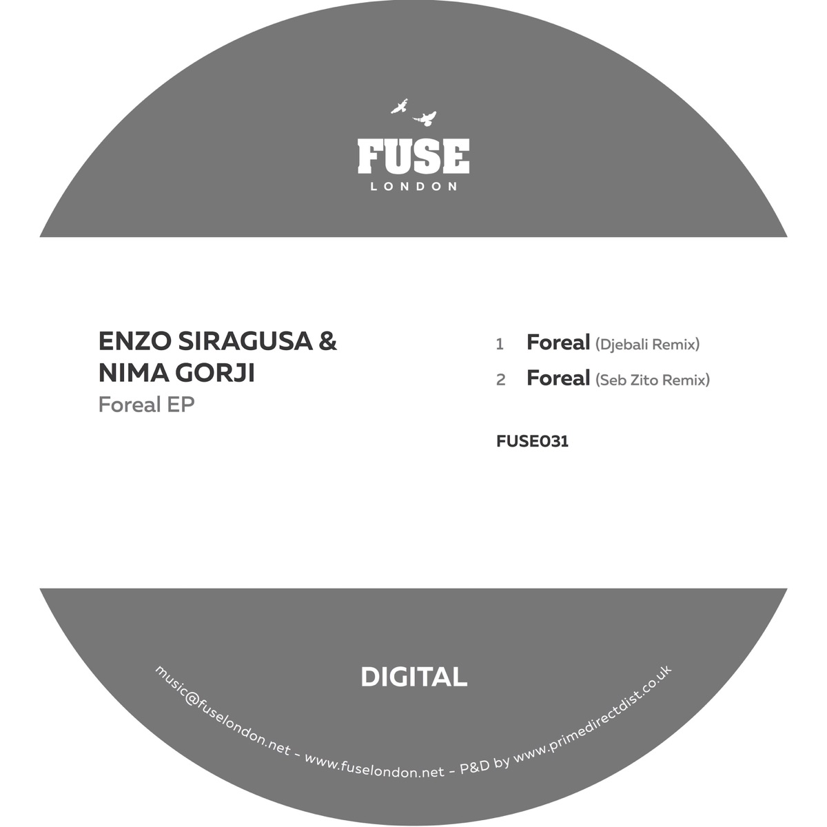 Foreal EP by Enzo Siragusa & Nima Gorji album cover