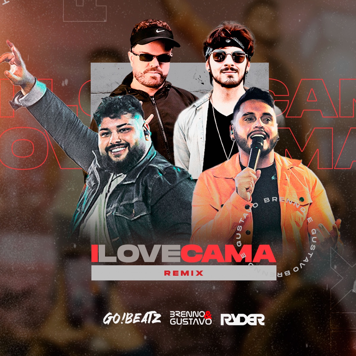 I Love Cama (Remix) - Single by Brenno \& Gustavo, GO!BEATZ, DJ Ryder & Movimento Country album cover