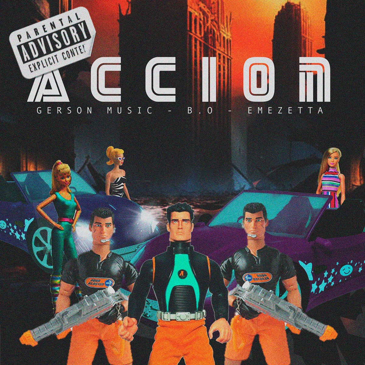 ACCION (feat. B.O & Emezetta) - Single by Gerson Music album cover