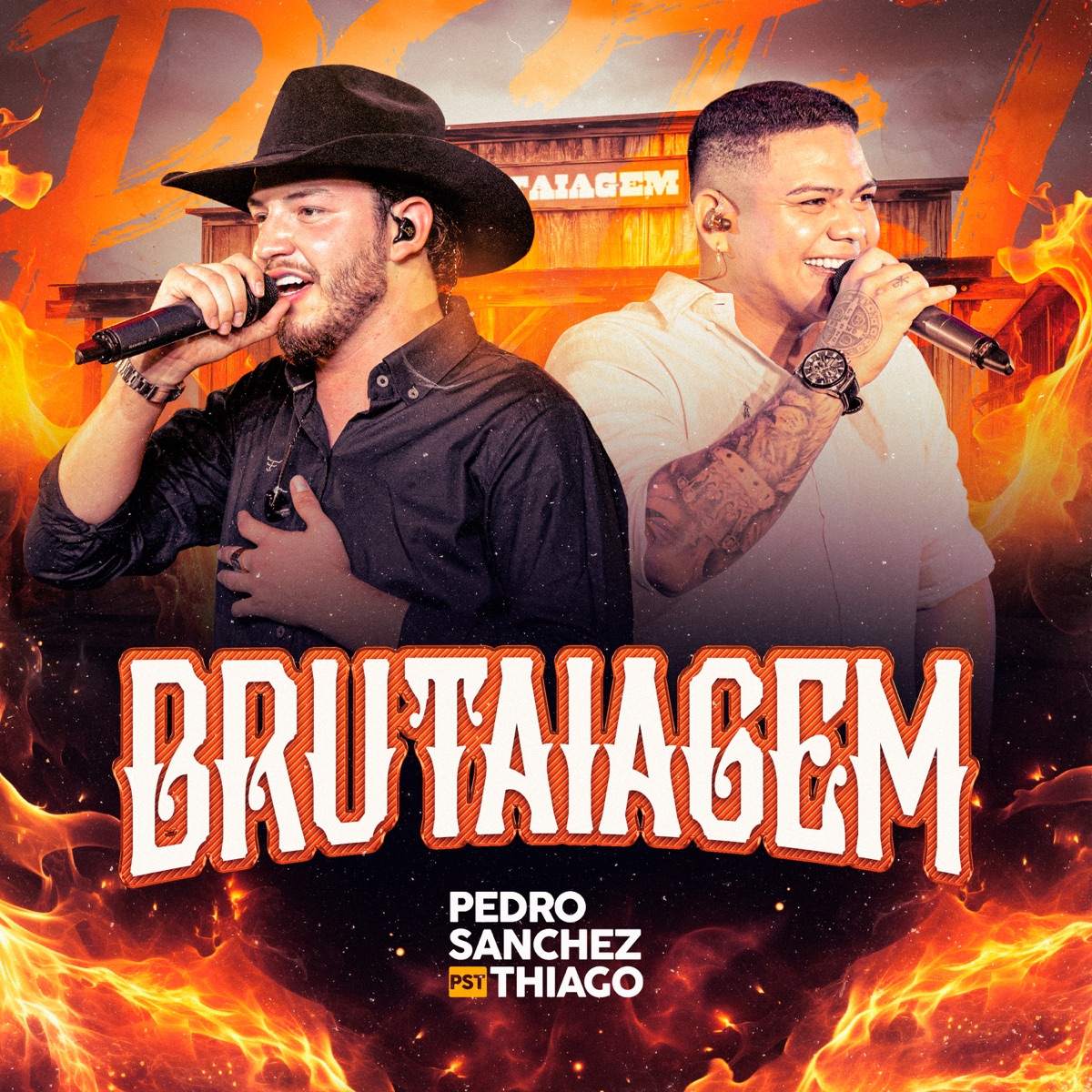Brutaiagem (Ao Vivo) - Single by Pedro Sanchez e Thiago album cover