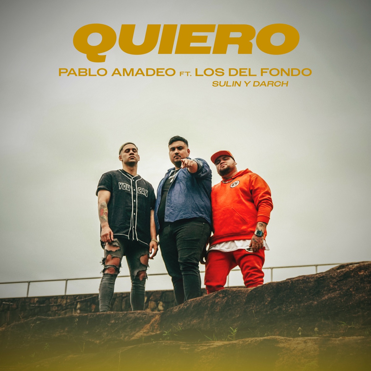 QUIERO - Single by Pablo Amadeo & Los Del Fondo Darch y Sulin album cover