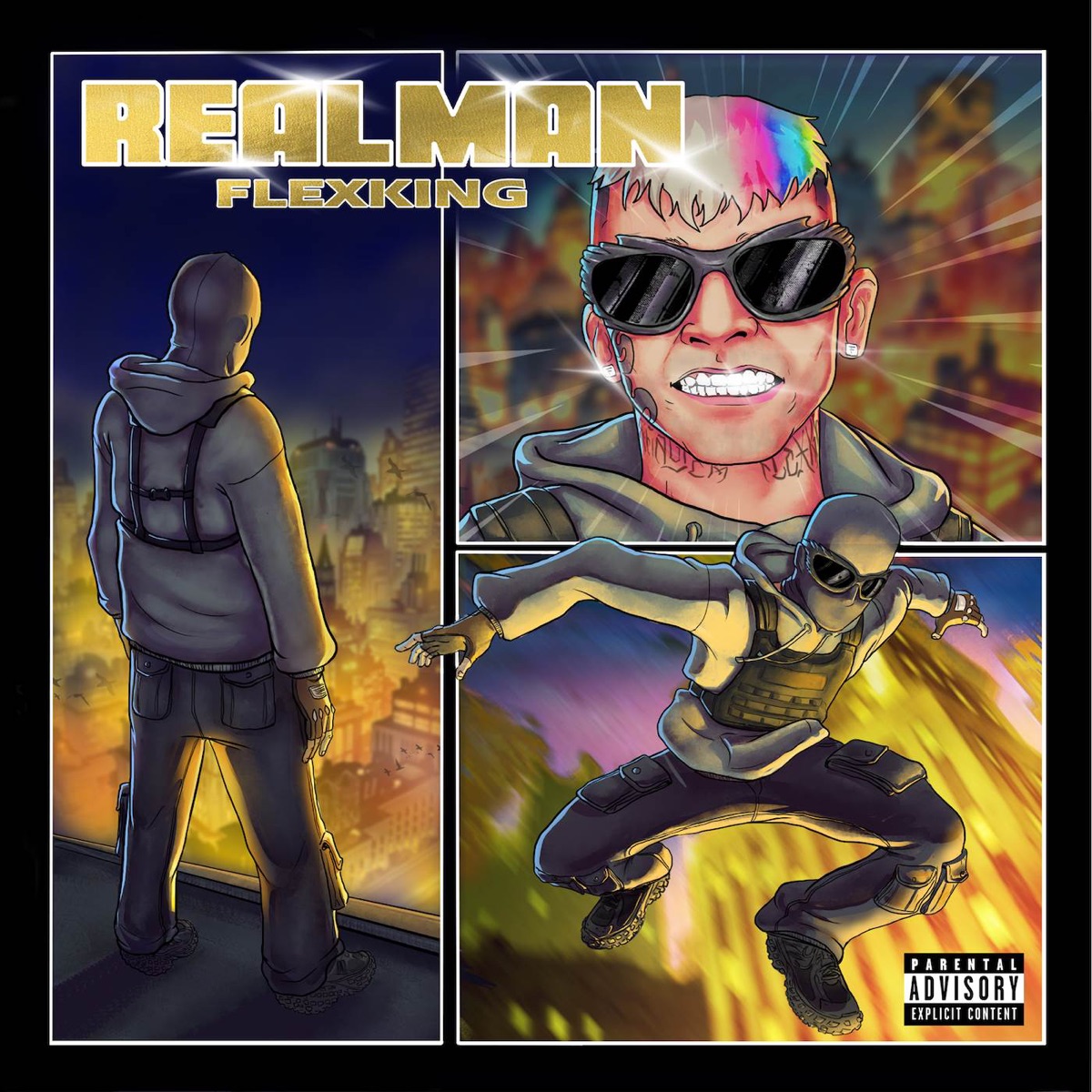 REALMAN by Frayer Flexking album cover