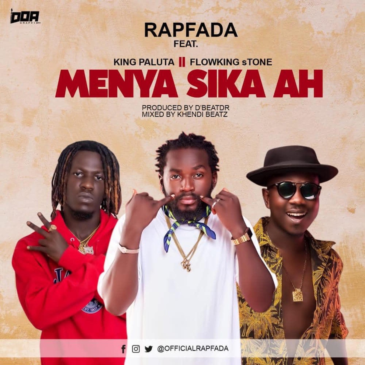 Menya Sika Ah (feat. Flowking Stone & King Paluta) - Single by Rap Fada album cover