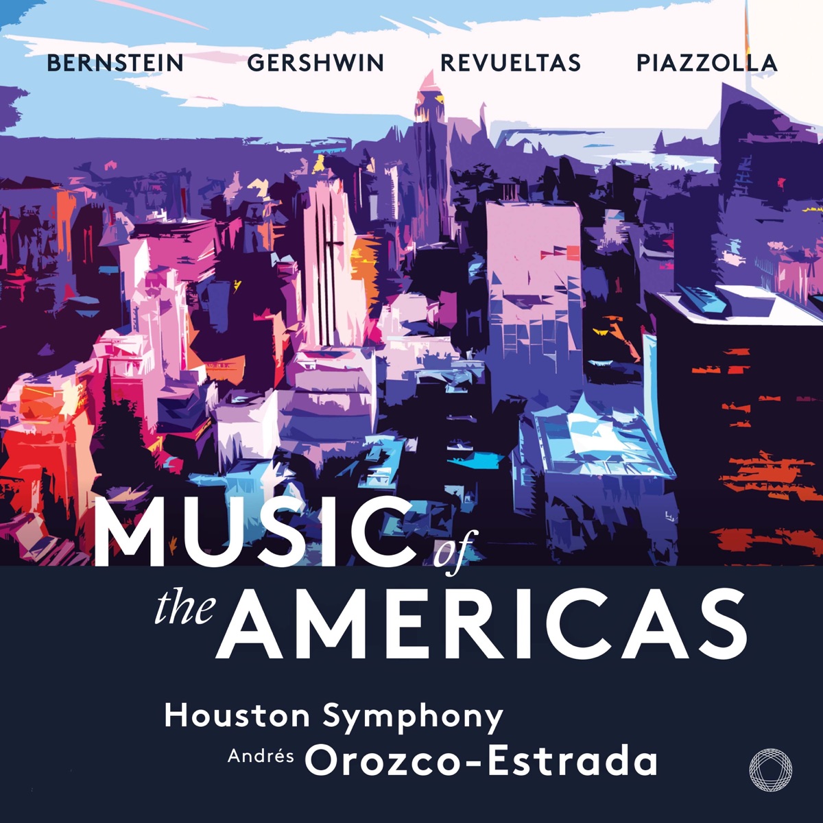 Music of the Americas by Houston Symphony & Andrés Orozco-Estrada album cover