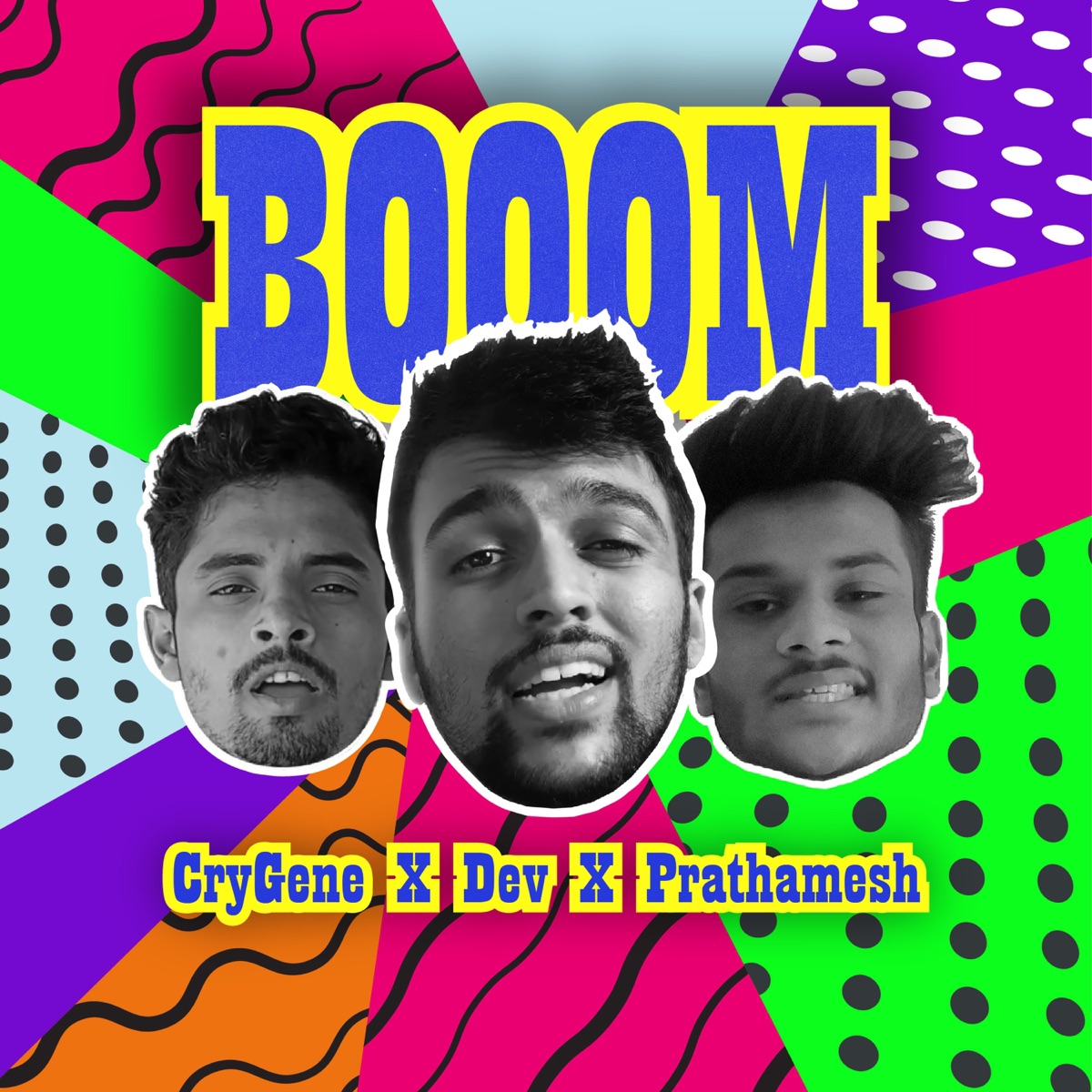 BOOOM - Single by CryGene, Dev & Prathamesh album cover