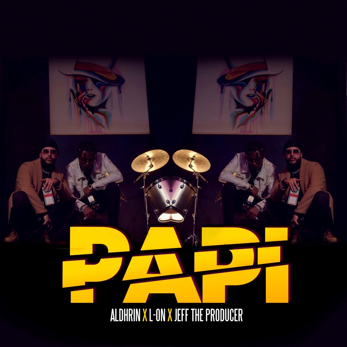 Papi (feat. Jeff The Producer) - Single by Aldhrin & L.O.N album cover
