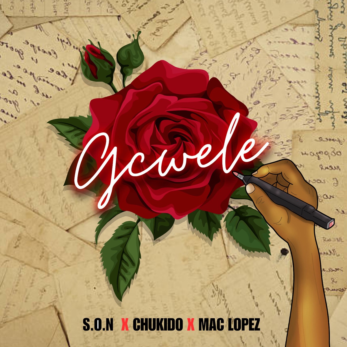 Gcwele (feat. Baby S.O.N, Chukido & Mac lopez) - Single by Robot Boii, Nhlonipho & Yithi Sonke album cover