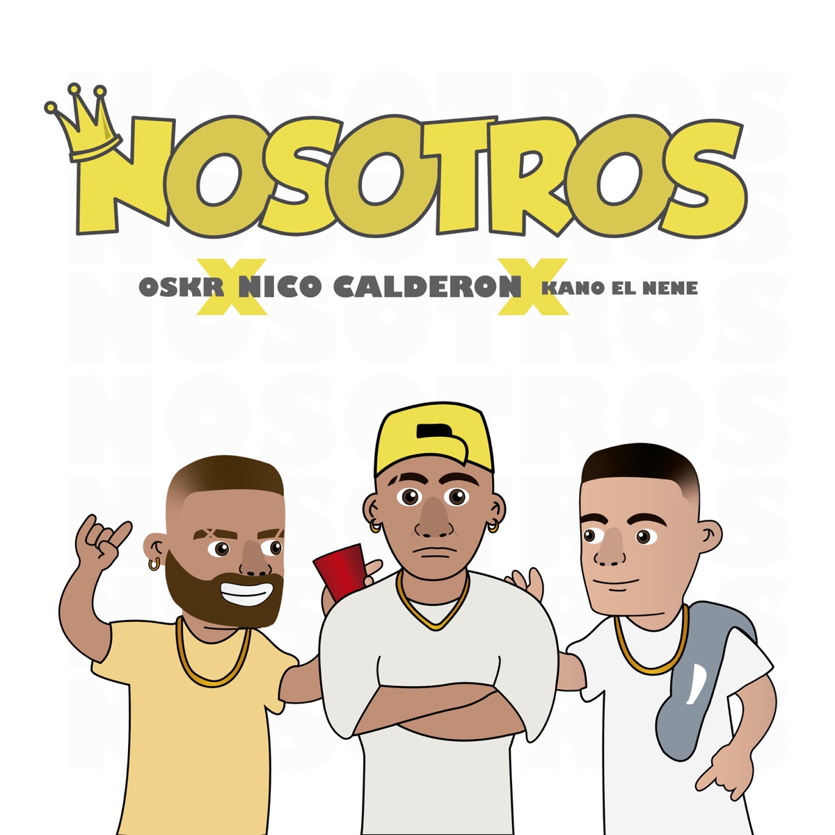 Nosotros (feat. KANO EL NENE) - Single by Nico Calderon, Oskr & Manix album cover
